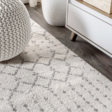 Moroccan Hype Boho Vintage Diamond Area Rug